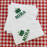 


																	 Khăn giấy ăn in logo MIRA 