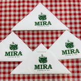 


																	 Khăn giấy ăn in logo MIRA 