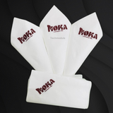 


																	 Khăn giấy ăn in logo MOKA 