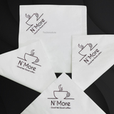 


																	 Khăn giấy ăn in logo N'MORE 