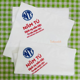 


																	 Khăn giấy ăn in logo NẤU TIỆC NĂM TÚ 