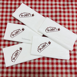 


																	 Khăn giấy ăn in logo NHIÊN 