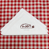 


																	 Khăn giấy ăn in logo NHIÊN 