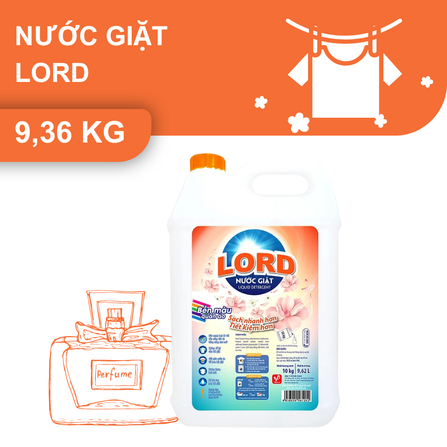 Nước giặt Lord bình dân giá rẻ