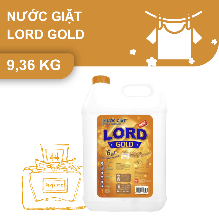 Nước giặt Lord Gold hương nước hoa