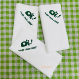 


																	 Khăn giấy ăn in logo ƠI MỘT CHÚT CHILL! 