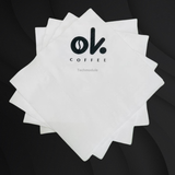 


																	 Khăn giấy ăn in logo OK COFFEE 