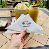 


																	 Khăn giấy ăn in logo OMAY 