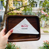 


																	 Khăn giấy ăn in logo OMAY 