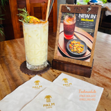 


																	 Khăn giấy ăn in logo PALM CAFE 
