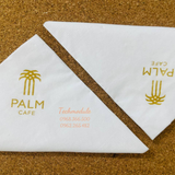 


																	 Khăn giấy ăn in logo PALM CAFE 