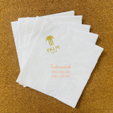 


																	 Khăn giấy ăn in logo PALM CAFE 