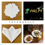 


																	 Khăn giấy ăn in logo PALM CAFE 