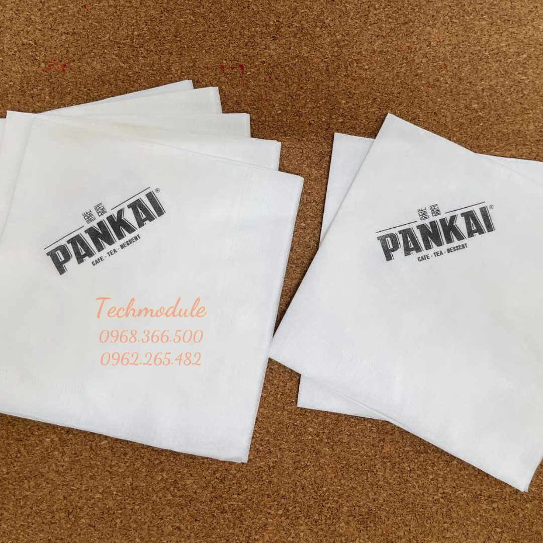  Khăn giấy ăn in logo PANKAI 