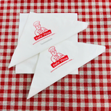 


																	 Khăn giấy ăn in logo PAPA PIZZA 