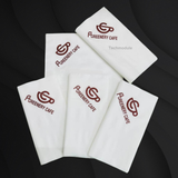 


																	 Khăn giấy ăn in logo PGREENERY CAFE 