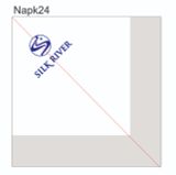 


																	 Khăn giấy ăn in logo SILK RIVER 