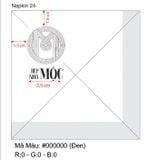 


																	 Khăn giấy ăn in logo BẾP NHÀ MỘC 