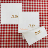 


																	 Khăn giấy ăn in logo PLAO 