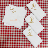 


																	 Khăn giấy ăn in logo QLE COFFEE AND TEA 