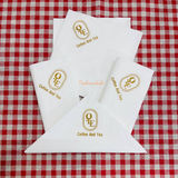 


																	 Khăn giấy ăn in logo QLE COFFEE AND TEA 