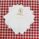 


																	 Khăn giấy ăn in logo QLE COFFEE AND TEA 