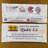 


																	 Khăn ướt màng ngọc in logo QUÁN CÁ 