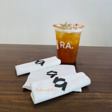


																	 Khăn giấy ăn in logo RA CAFE 
