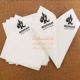 


																	 Khăn giấy ăn in logo ROMAN COFFEE 