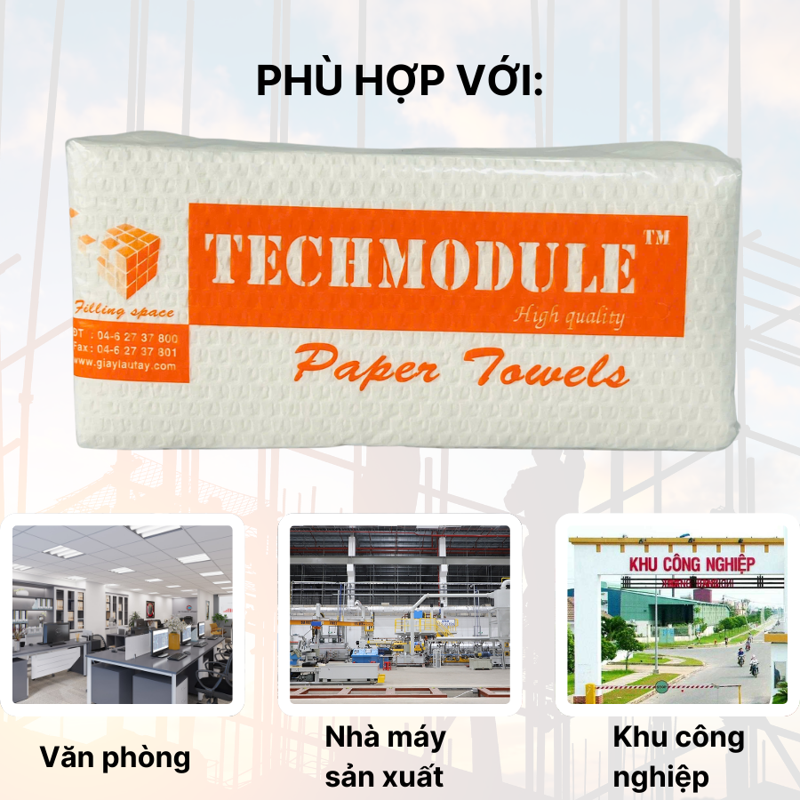 Giấy lau tay hãng TECHMODULE 