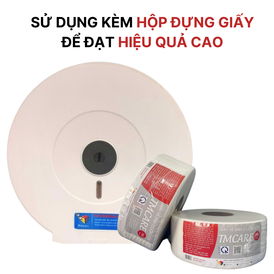  Giấy vệ sinh cuộn lớn TMCARE 