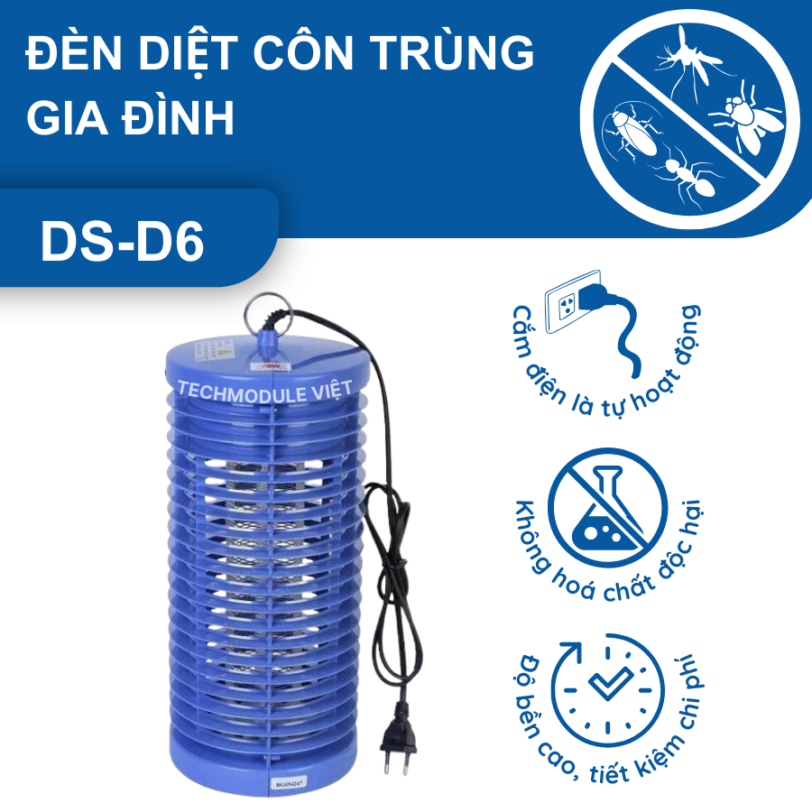 Đèn diệt côn trùng hãng ĐẠI SINH mã DS-D6