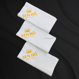 


																	 Khăn giấy ăn in logo SEN HỒ 