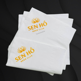 


																	 Khăn giấy ăn in logo SEN HỒ 