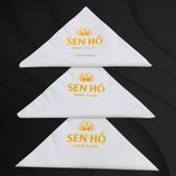 


																	 Khăn giấy ăn in logo SEN HỒ 