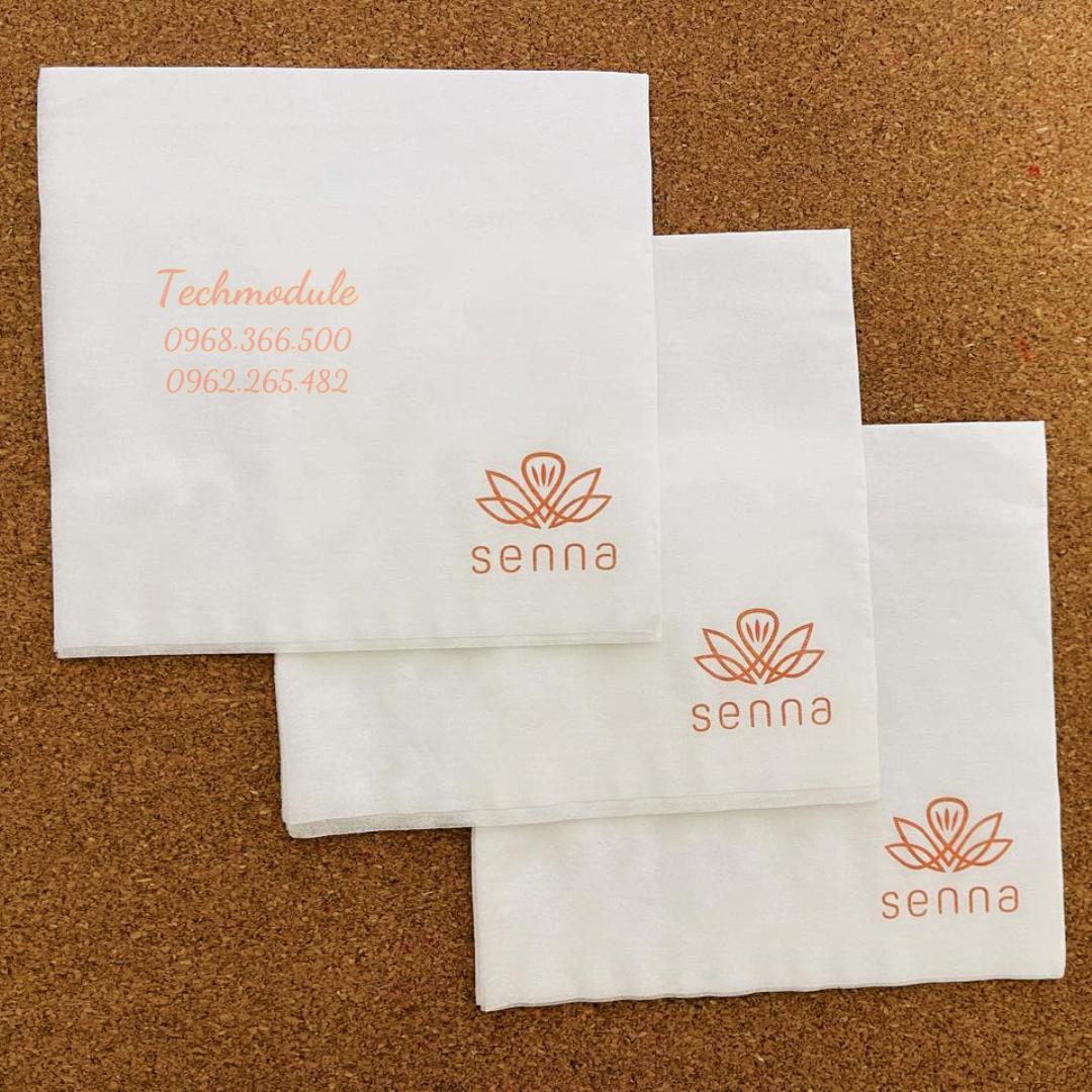  Khăn giấy ăn in logo SENNA 