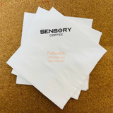 


																	 Khăn giấy ăn in logo SENSORY COFFEE 