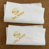


																	 Khăn giấy ăn in logo SILK RIVER 
