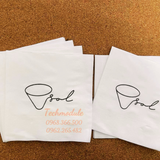 


																	 Khăn giấy ăn in logo OSOL 