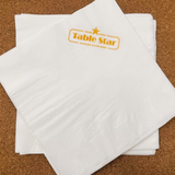 


																	 Khăn giấy ăn in logo TABLE STAR 