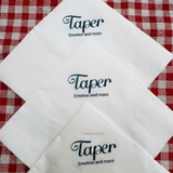 


																	 Khăn giấy ăn in logo TAPER 