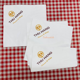 


																	 Khăn giấy ăn in logo THU HẰNG RESTAURANT 
