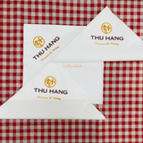 


																	 Khăn giấy ăn in logo THU HẰNG RESTAURANT 