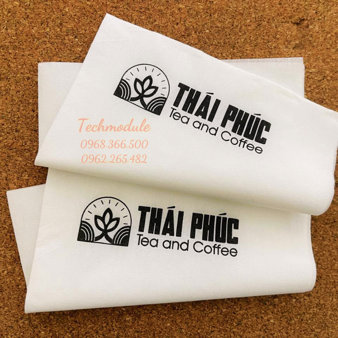  Khăn giấy ăn in logo THÁI PHÚC 