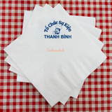 


																	 Khăn giấy ăn in logo THANH BÌNH 