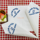 


																	 Khăn giấy ăn in logo THANH BÌNH 