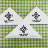 


																	 Khăn giấy ăn in logo THE X CLUB 