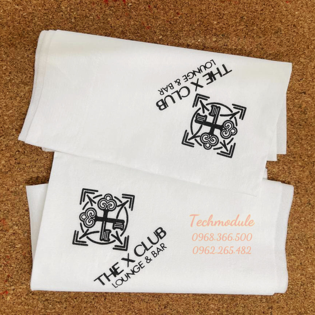  Khăn giấy ăn in logo THE X CLUB 