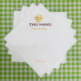 


																	 Khăn giấy ăn in logo THU HẰNG RESTAURANT 