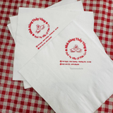 


																	 Khăn giấy ăn in logo NHÀ HÀNG THỦY VÙNG 